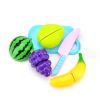 1Set Pretend Play Toy Hands-On Ability Resistant To Falling Plastic Cut Fruit Children Toy For Kids