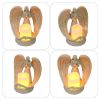 Resin Angel Candlestick Sculpture