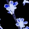 Christmas Tree 128 Leds Blue Light Cherry Blossom 47.2"