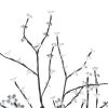 Christmas Tree 128 Leds Blue Light Cherry Blossom 47.2"