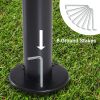 10X12 Outdoor Gazebo For Patios Canopy With Mosquito Netting For Lawn Garden Backyard
