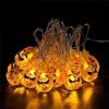 Halloween Lights String 20 Led 3M Pumpkin Lights