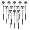 12Pack Solar Garden Light Outdoor Solar Powered Lamp Lantern Waterproof Landscape Lighting For Pathway Patio Yard Lawn Decoration