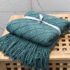 Nordic Knitted Throw Thread Blankets On The Bed Sofa Throw Travel Tv Nap Blankets Soft Towel Bed Plaid Tapestry
