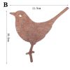 Garden Insert Card Bird Garden Decoration Plug-In Iron Sheet Family Simulation Gardening Decorations