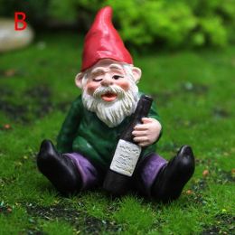 Mini Resin Moss Micro Landscape Decoration Outdoor Fairy Miniature Garden Dwarf Ornaments Handicraft (size: 1Pcs-B)