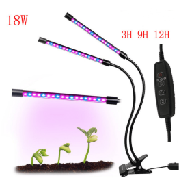 Led Plant Light Fleshy Fill Light Growth Lamp USB Timing Dimming (Option: 3A Eu Adapte)