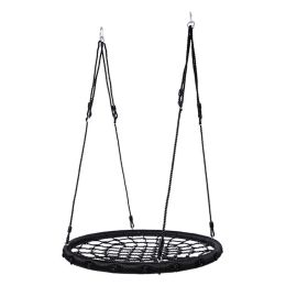 Detachable Spider Web Tree Swing Outdoor Safe And Durable Kids Hanging Platform Swing Seat For Children Adults Backyard Garden (size: 24 Inches)