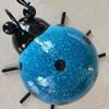 Set Of 4 Cute Metal Ladybugs Garden Sculptures & Statues