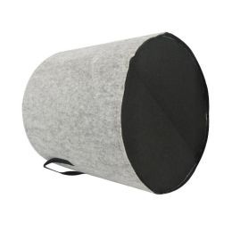 Portable Grow Bag Fabric Plant Bag With Handles - 3, 5, 7, 10, 15 Or 20 Gallons (Color: Gray, Capacity: 20 Gallons)