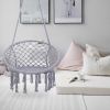 Hammock Chair Macrame Swing Max 330 Lbs Hanging Cotton Rope Hammock Swing Chair For Indoor And Outdoor