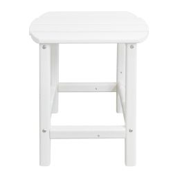 Hdpe Side Table (Color: White)