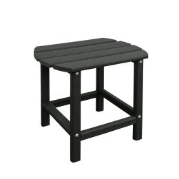 Hdpe Side Table (Color: Black)