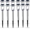 Solar Pathway Lights, Solar Garden Lights Outdoor White, Waterproof Led Path Lights For Yard, Patio, Landscape, Walkway