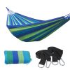 75"X59" Garden Camping Hammock Swing Bed 450Lbs Capacity W/ Tree Strap Hiking Travel