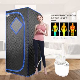 Sojourner Portable Sauna For Home - Steam Sauna Tent, Personal Sauna - Sauna Heater, Tent, Chair, Remote Included For Home Sauna - Enjoy Your Own Pers (Color: Black)