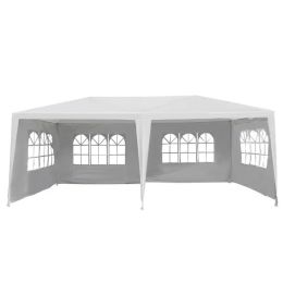 Outdoor Activities Wedding Large 10' X 20' Gazebo Canopy Party Tent (Color: White)