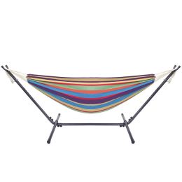 Free Shipping  Hammock & Steel Frame Stand Swing Chair Home/Outdoor Backyard Garden Camp Sleep Yj (Type: picture)