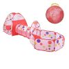 Kids Tent With Tunnel, Ball Pit Play House For Boys Girls, Babies And Toddlers Indoor& Outdoor