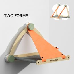 Mewoofun Modern Wall Mounted Cat Window Perch Cat Window Hammock With Strong Suction Cups Holds Up To 25Lbs (Color: Qch02)