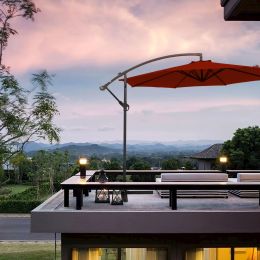 10Ft Outdoor Table Market Patio Umbrella For Garden, Deck, Backyard And Pool (Color: As Pic)