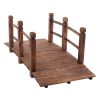 Arch Bridge Small Wooden Bridge Courtyard Outdoor Anticorrosive Wood Landscape Bridge