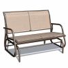 2 Person Swing Glider Chair Patio Swing Bench Garden Rocking Seat For Outdoor Patio,Backyard,Deck Swimming Pool