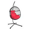 Hanging Chair, Indoor Outdoor Hanging Egg Chair With Stand, Durable Wicker Porch Swing Hammock Chair Sets, Heavy Duty Uv Protective Frame And Waterpro