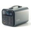 Gofort Portable Power Station, 1100Wh Solar Generator With 1200W (Peak 2000W) 110V Ac Outlets, 120W 12V Dc, Qc3.0&Typec, Sos Flashlight, Backup Power