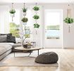 Macrame Plant Hangers With Hooks Hemp Rope Braided Hanging Planter Baskets