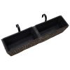 Garden Planters 2 Pcs Water Hyacinth Brown