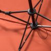 Iuno 13\'*6.5\' Solar Light Market Umbrella
