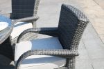 Direct Wicker Outdoor Patio Furniture 7Pcs Cast Aluminum Dining Table And Chair