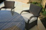Direct Wicker Outdoor Patio Furniture 7Pcs Cast Aluminum Dining Table And Chair