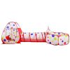 Kids Tent With Tunnel, Ball Pit Play House For Boys Girls, Babies And Toddlers Indoor& Outdoor