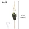Hanging Plant Handmade Macrame Plant Hanger Flower Pot Planter Hanger Wall Decor Courtyard Garden Hanging Planter Hanging Basket