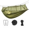 600Lbs Load 2 Persons Hammock With Mosquito Net Outdoor Hiking Camping Hommock Portable Nylon Swing Hanging Bed