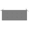 Patio Bench With Cushion 47.2" Solid Acacia Wood