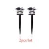 2/4/6/8Pcs Led Solar Pathway Lights Waterproof Outdoor Solar Lamp For Garden/Landscape/Yard/Patio/Driveway/Walkway Lighting