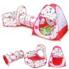 Kids Tent With Tunnel, Ball Pit Play House For Boys Girls, Babies And Toddlers Indoor& Outdoor