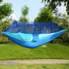 600Lbs Load 2 Persons Hammock With Mosquito Net Outdoor Hiking Camping Hommock Portable Nylon Swing Hanging Bed