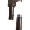 3 Tiers And 8 Ribs Outdoor Umbrella With 32 Led Lights,Patio Table Umbrella With Push Button Tilt And Crank,Beige