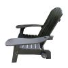 Outdoor Or Indoor Wood Adirondack Chair With An Hole To Hold Umbrella On The Arm