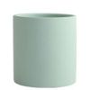 Nordic Industrial Style Colorful Ceramic Flowerpot Succulent Planter Green Plants Cylindrical Shape Flower Pot With Hole Tray