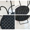 Hanging Railing Planters Flower Pot Holders Metal Planter Racks Fence Potted Stand Mounted Round Plant Baskets Container For Indoor Outdoor Use