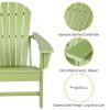 Patio Chairs Weather Resistant Outdoor Chairs For Lawn, Deck, Backyard, Garden, Fire Pit, Plastic Outdoor