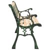 Garden Bench 48" Cast Iron And Solid Firwood