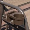 2 Person Swing Glider Chair Patio Swing Bench Rocking Seat For Outdoor Patio,Backyard,Deck Swimming Pool