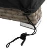 Free Shipping 210D Oxford Cloth Outdoor Furniture Dust Cover Rain Cover Outdoor Table And Chair Cover Black Yj