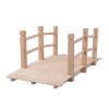Arch Bridge Small Wooden Bridge Courtyard Outdoor Anticorrosive Wood Landscape Bridge